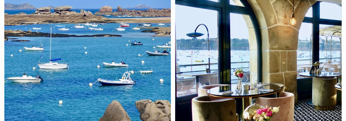 Brittany near Trégastel / Restaurant Pourquoi Pas at Hotel Castelbrac Dinard Brittany/France - best hotels Brittany